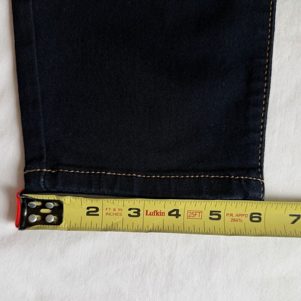 d. Jeans Skinny 16 High Rise Stretch Blue Cotton Blend Dark Wash Solid Women - Picture 10 of 10